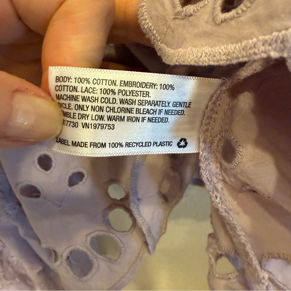 Nwot Universal Thread Soft Lavender Blouse With E… - image 6